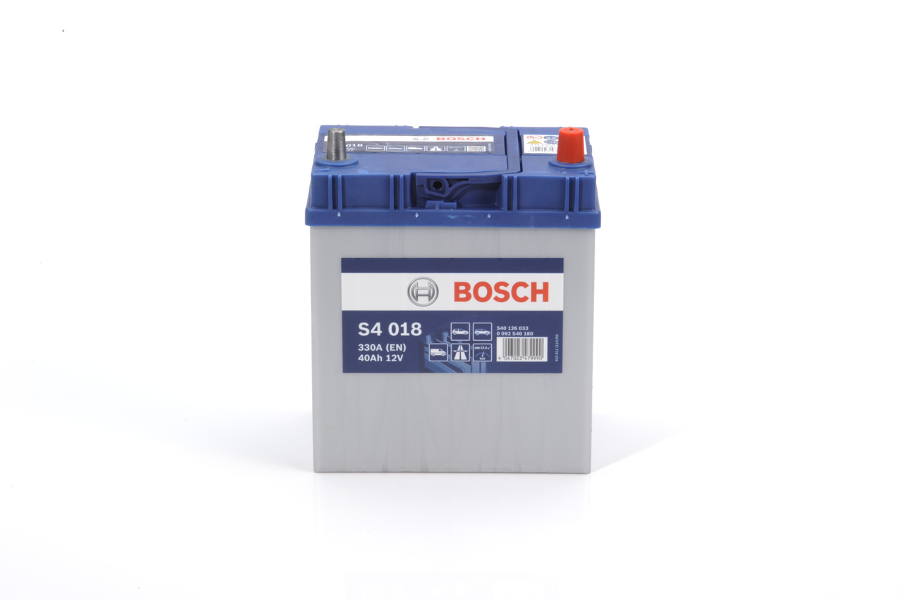 Акумуляторна батарея 40Ah/330A (187x127x227/+R/B00) Bosch фото 11