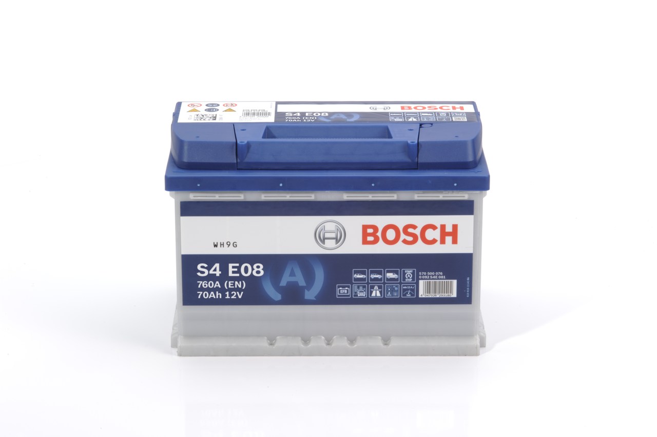Акумуляторна батарея 70Ah/760A (278x175x190/+R/B13) (Start-Stop EFB) Bosch фото 11