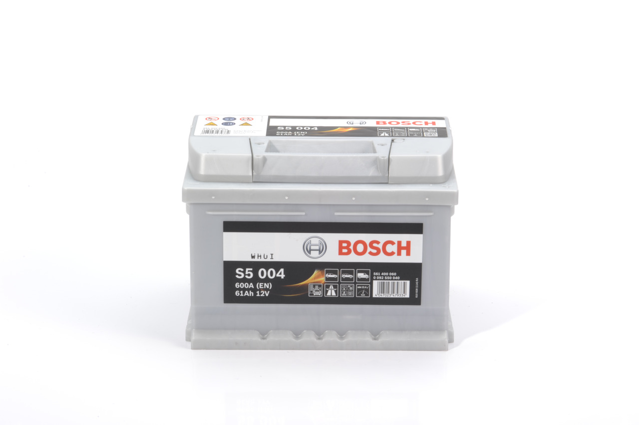 Акумуляторна батарея 61Ah/600A (242x175x175/+R/B13) Bosch фото 9