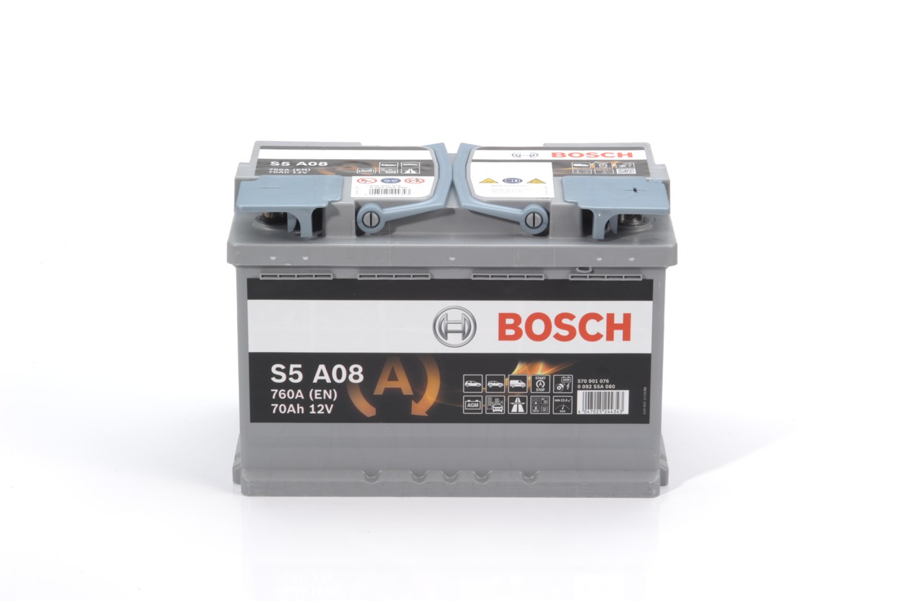 Акумуляторна батарея 70Ah/760A (278x175x190/+R/B13) (Start-Stop AGM) Bosch фото 9