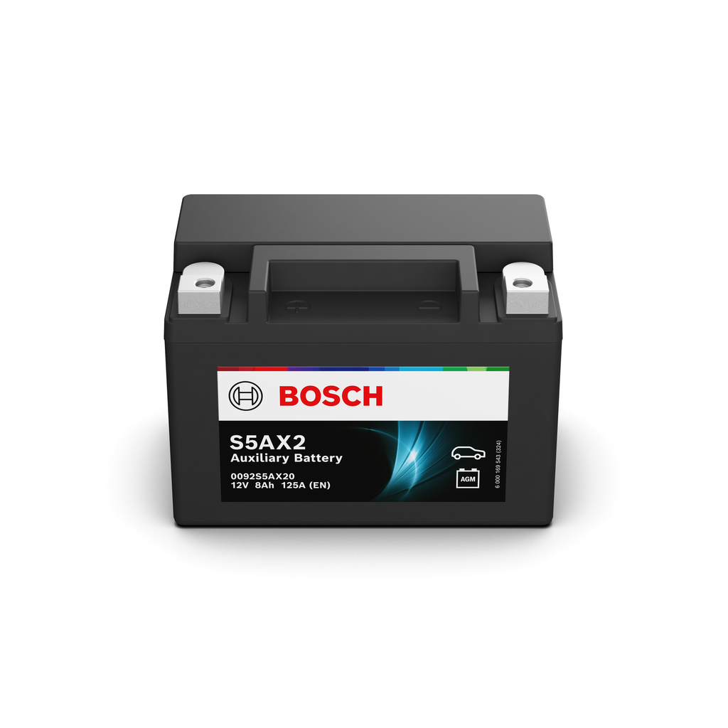 Аккумуляторная батарея 8Ah/125A (150x87x105/+L/BO) S5AX2 AB (Start-Stop/AGM/вспомогательная) фото 5