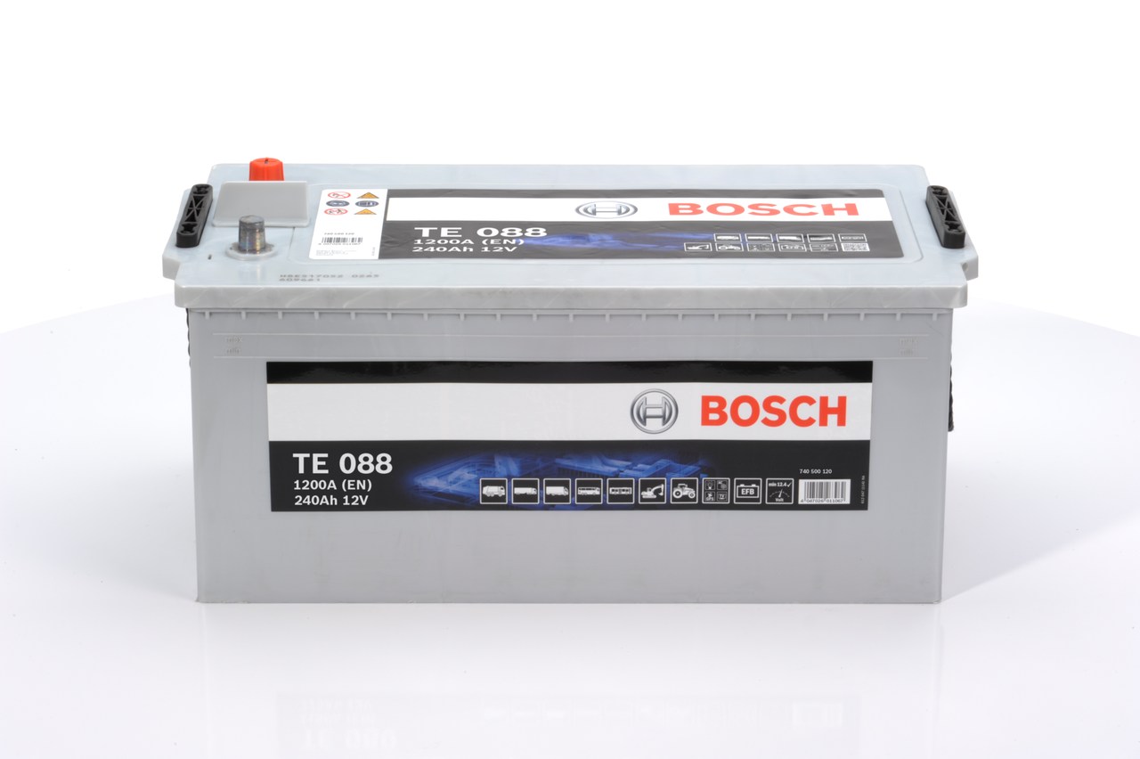Акумуляторна батарея 240A АКБ BOSCH EFB TE ЛІВ [+] 12V 240AH 1200A 518*276*242 (0 092 TE0 888) Bosch фото 2