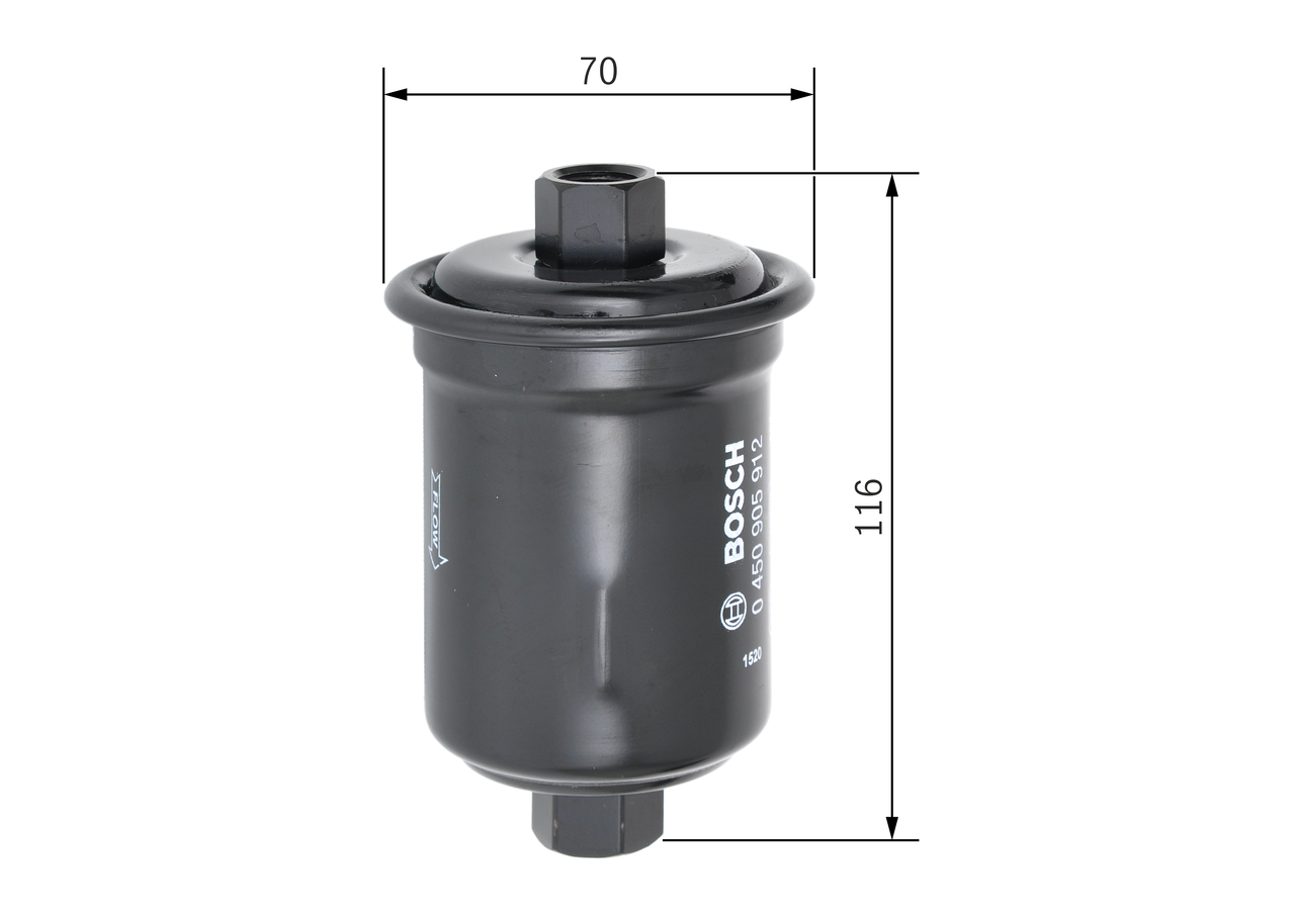 Фильтр топливный Toyota Land Cruiser 3.4 96-02/Hyundai Sonata 2.0-2.7 96-04 фото 6