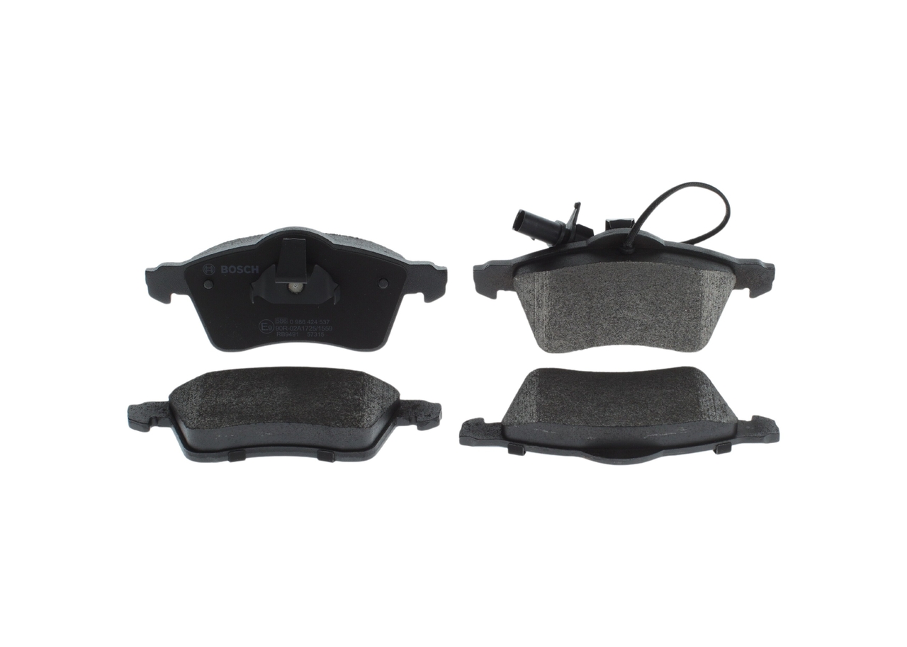 Колодки гальмівні дискові VW TRANSPORTER T4 ФУРГОН (70A, 70H, 7DA, 7DH) 1.9 1990.07-2003.04 BOSCH (0 986 424 537) Bosch фото 2