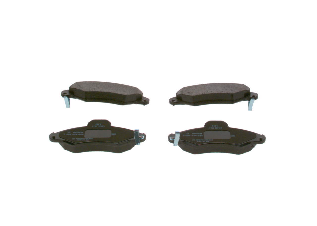 Колодки гальмівні дискові FORD ESCORT V ЛІФТБЕК (AFL) 1.6 1993.08-1995.01 BOSCH (0 986 424 644) Bosch фото 2