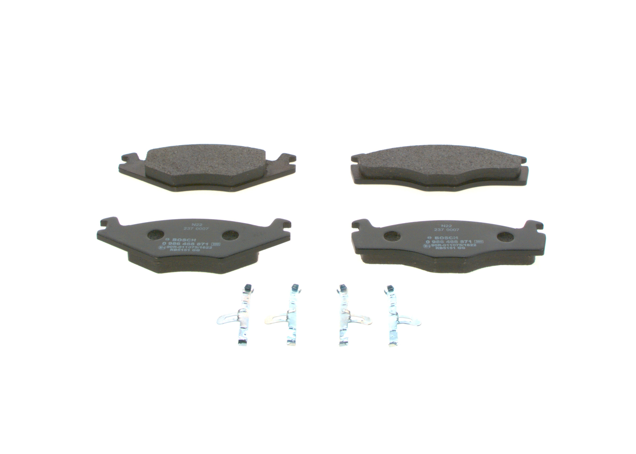 Колодки гальмівні (передні) Seat Cordoba/Ibiza II/VW Golf/Jetta II /Passat 73-02 Bosch фото 9