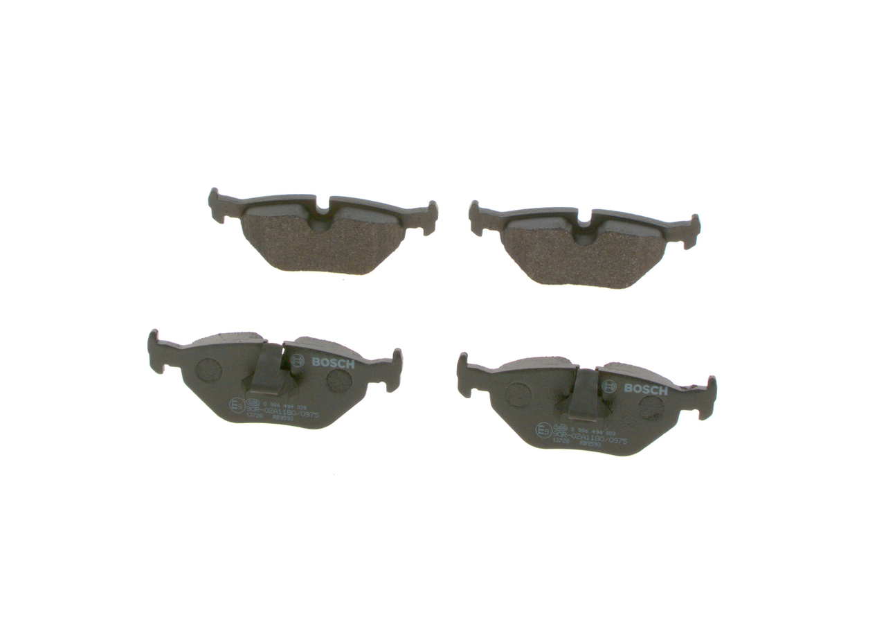Колодки гальмівні дискові BMW 5 (E39) 3.0 1995.09-2003.07 BOSCH (0 986 494 009) Bosch фото 2