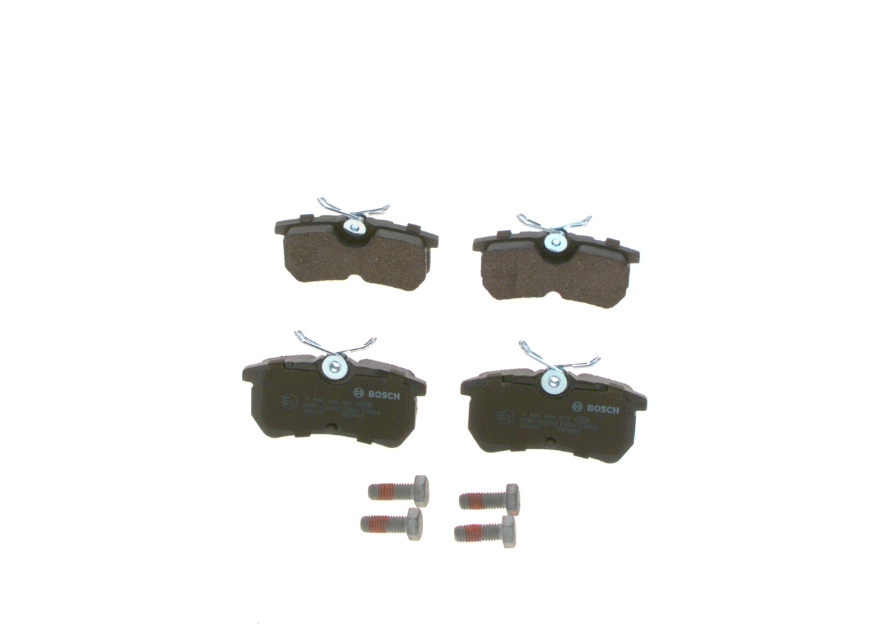 Колодки гальмівні дискові FORD FOCUS I TURNIER (DNW) 1.6 1999.02-2007.12 BOSCH (0 986 494 011) Bosch фото 2