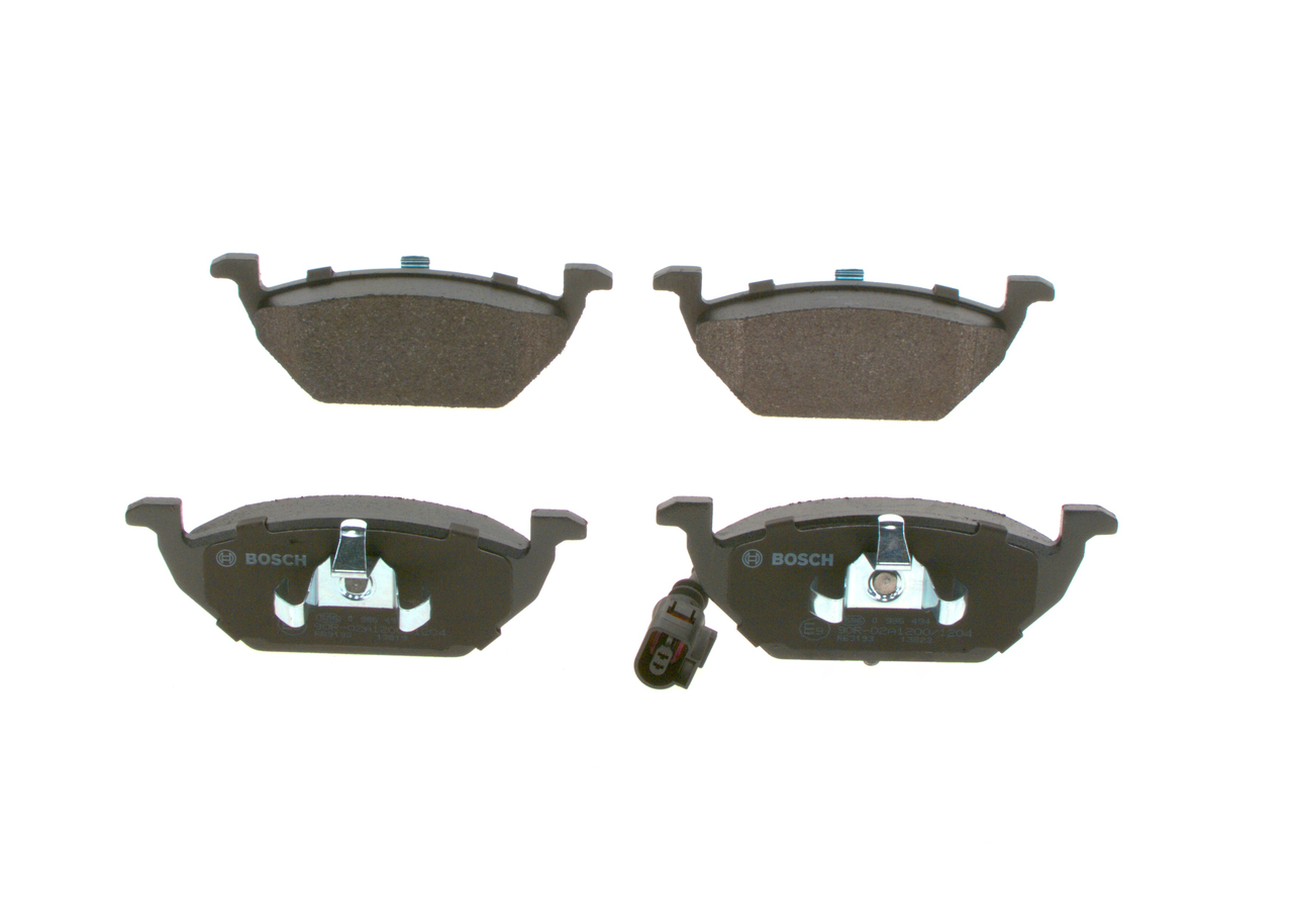 Колодки тормозные (передние) Audi A3/Skoda Octavia 96-13/Fabia 99-/VW Caddy/Golf 96-15 (+датчик) фото 9