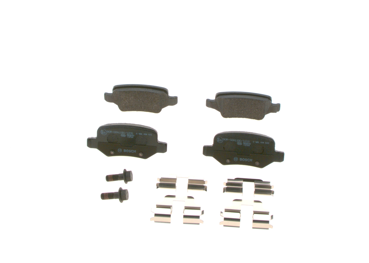 Колодки гальмівні дискові MB B-CLASS SPORTS TOURER (W245) 1.7 2005.03-2011.11 BOSCH (0 986 494 023) Bosch фото 2