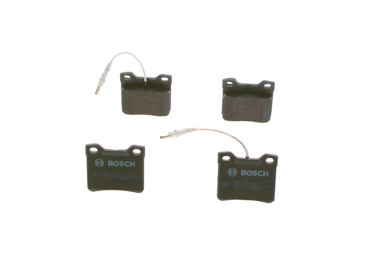 Колодки тормозные (задние) Peugeot 406 96-04/605 89-11 (+датчики) фото 5