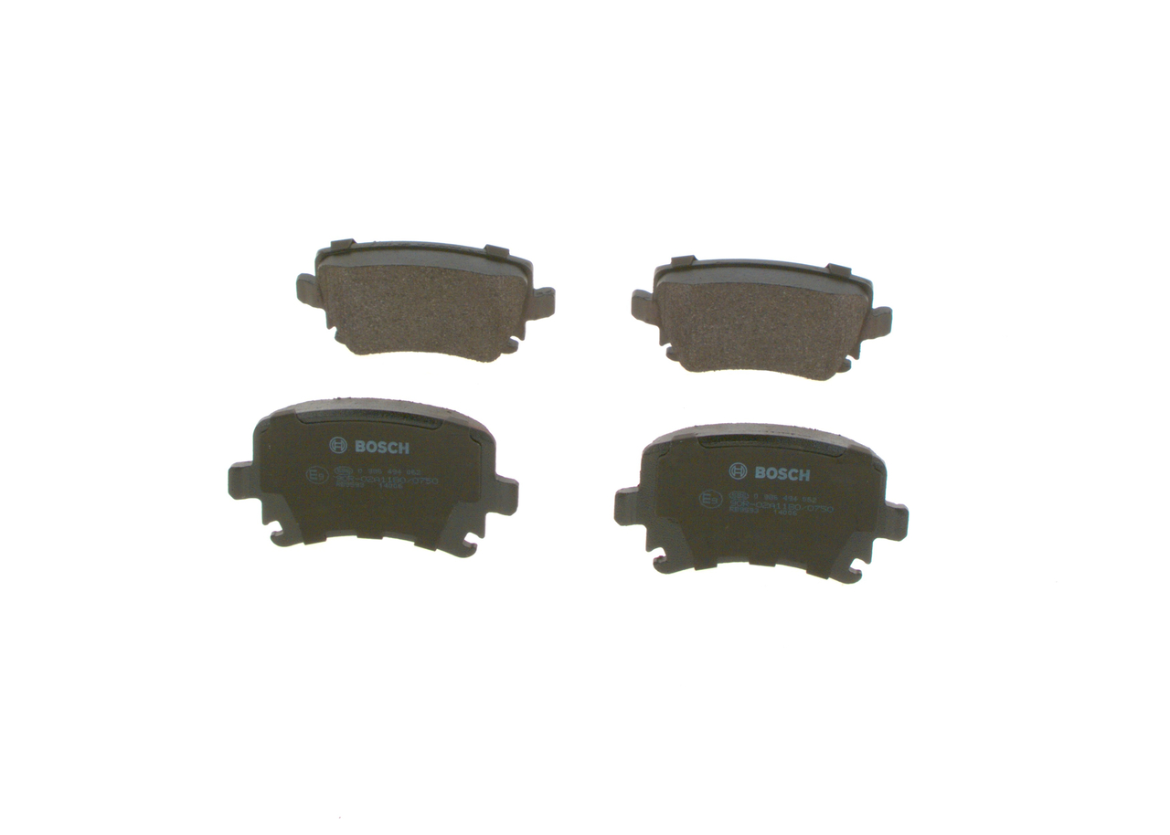Колодки гальмівні дискові SKODA OCTAVIA III COMBI (5E5, 5E6) 1.8 2012.11-2020.10 BOSCH (0 986 494 062) Bosch фото 2