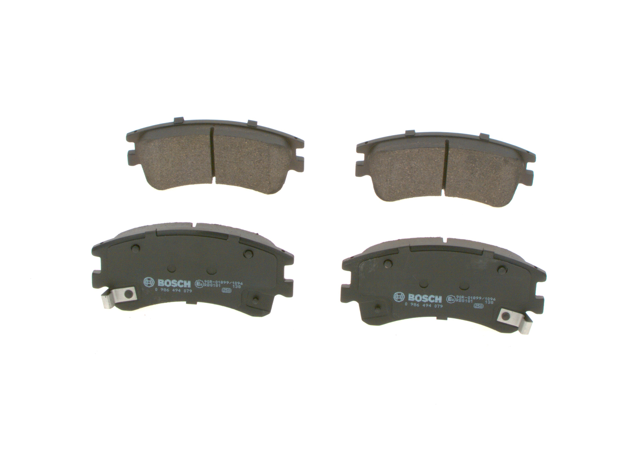 Колодки гальмівні дискові MAZDA 6 ЛІФТБЕК (GG) 2.0 2002.06-2008.12 BOSCH (0 986 494 079) Bosch фото 2
