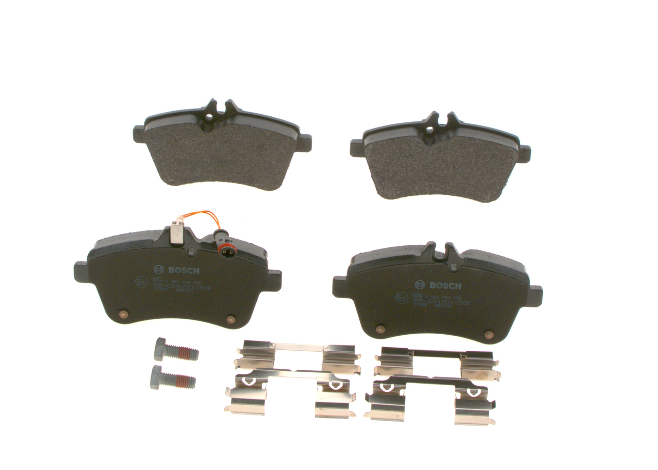 Колодки гальмівні дискові MB B-CLASS SPORTS TOURER (W245) 2.0 2005.03-2011.11 BOSCH (0 986 494 085) Bosch фото 2