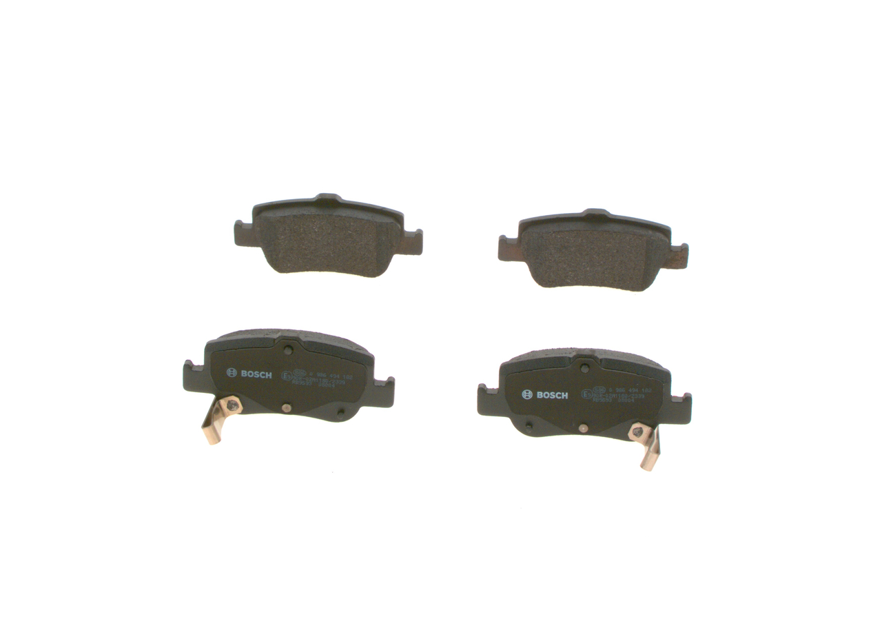 Колодки гальмівні дискові TOYOTA COROLLA ЛІФТБЕК (_E15_) 1.3 2006.10- BOSCH (0 986 494 182) Bosch фото 2