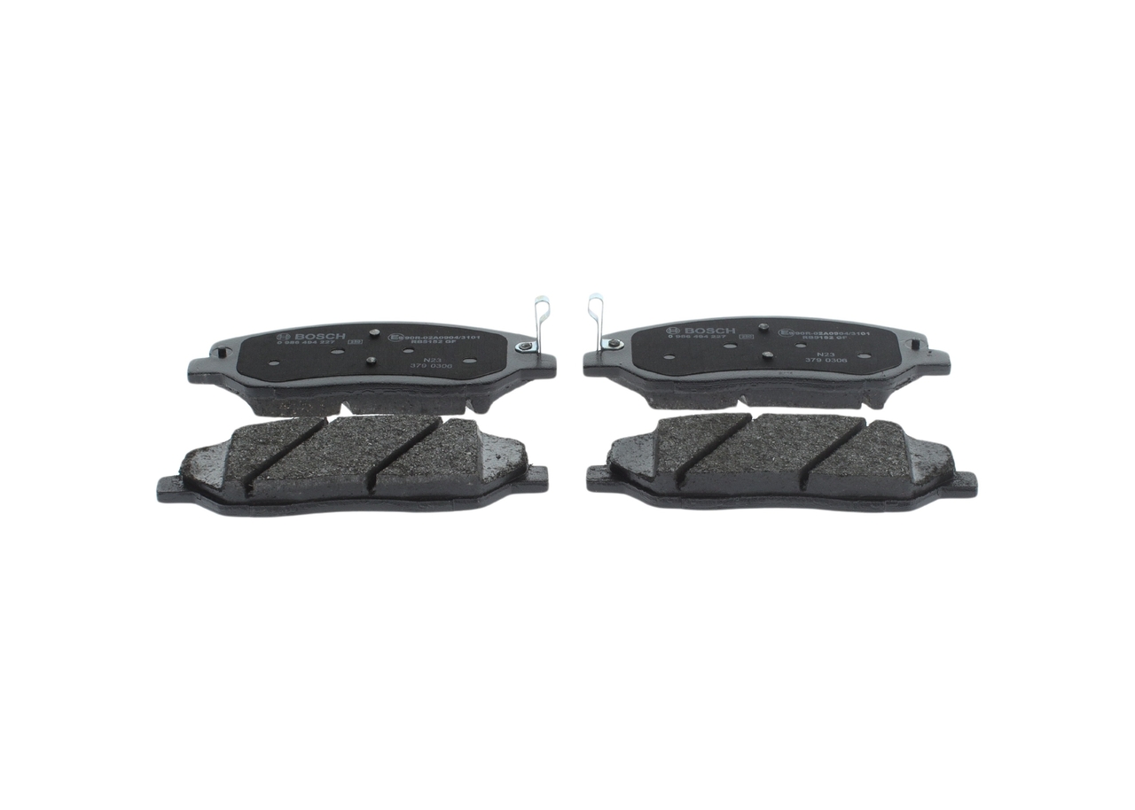 Колодки гальмівні дискові SSANGYONG KORANDO (CK) 2.0 2010.07- BOSCH (0 986 494 227) Bosch фото 2