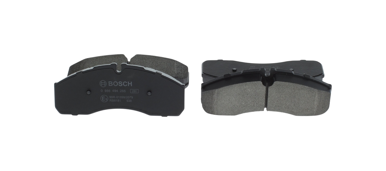 Колодки гальмівні дискові MB SPRINTER 3-T АВТОБУС (B903) 2.2 1995.01-2012.05 BOSCH (0 986 494 266) Bosch фото 2