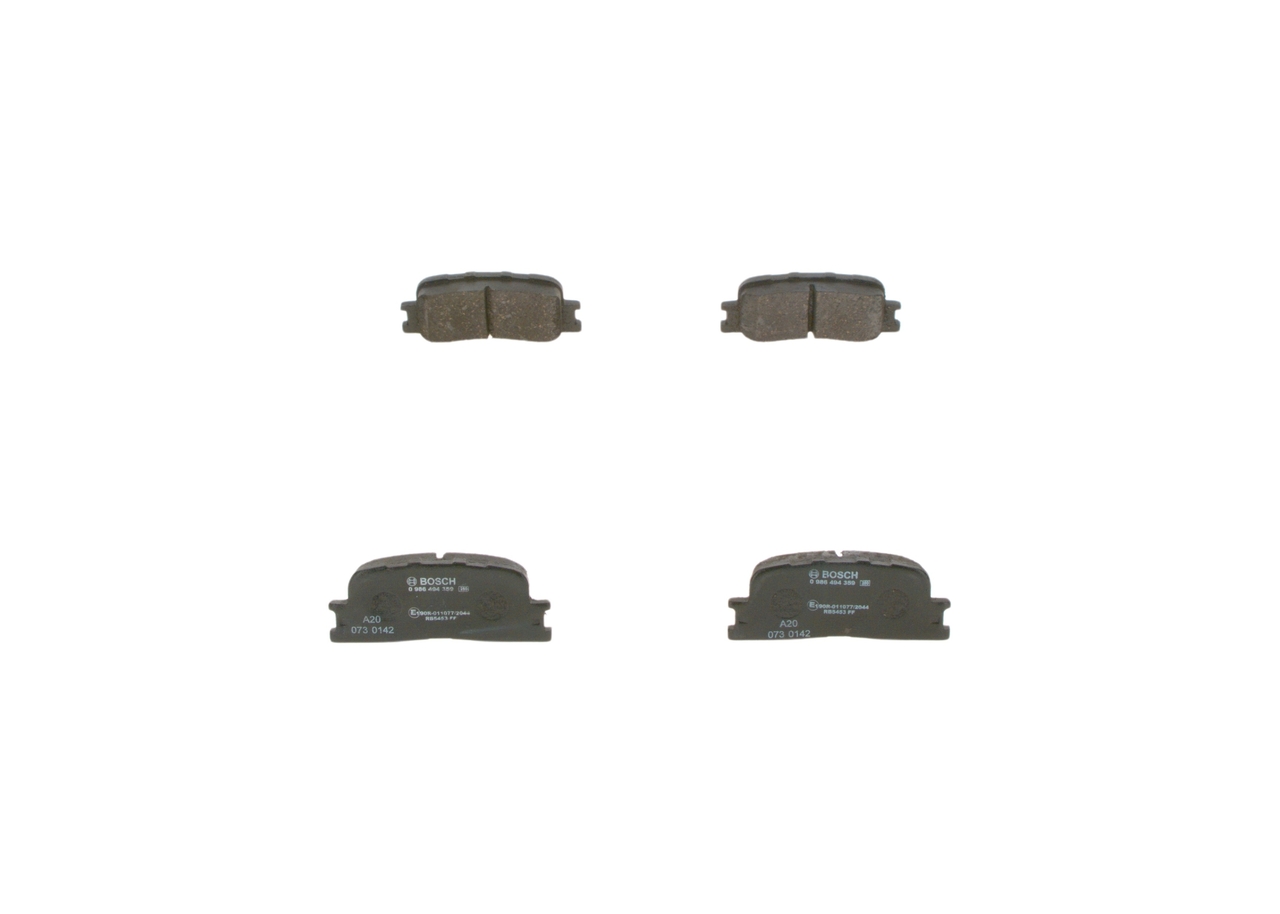 Колодки гальмівні (задні) Toyota Camry 01-11/Highlander 00-03/Lexus ES 96-06 Bosch фото 11