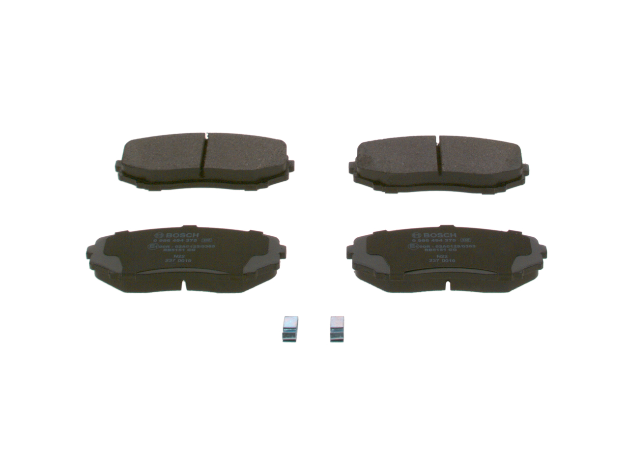 Колодки гальмівні дискові MITSUBISHI PAJERO SPORT III (KS_) 2.4 2015.08- BOSCH (0 986 494 375) Bosch фото 2