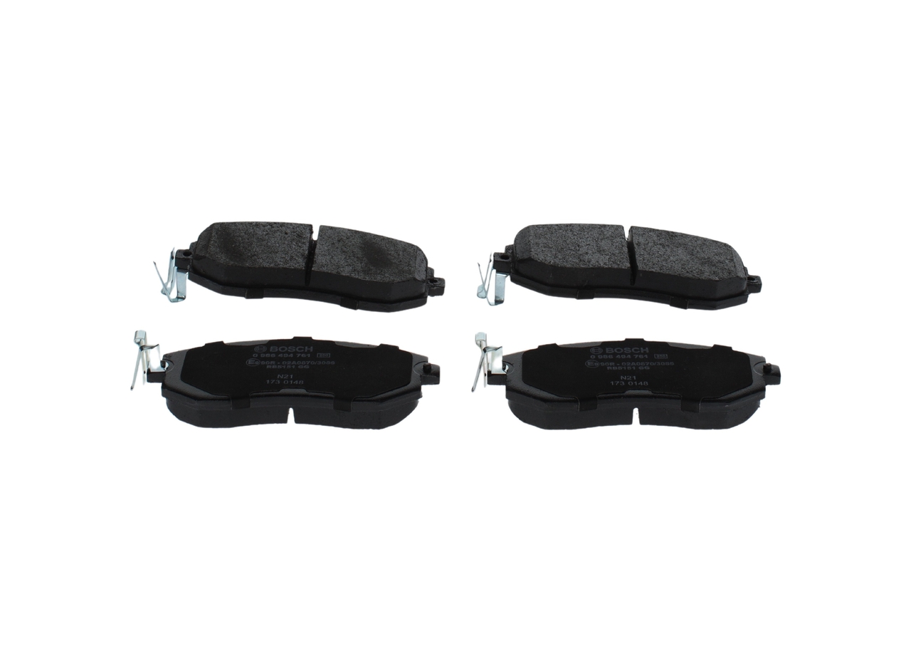 Колодки гальмівні дискові SUBARU FORESTER (SJ_) 2.5 2012.11- BOSCH (0986494761) Bosch фото 2