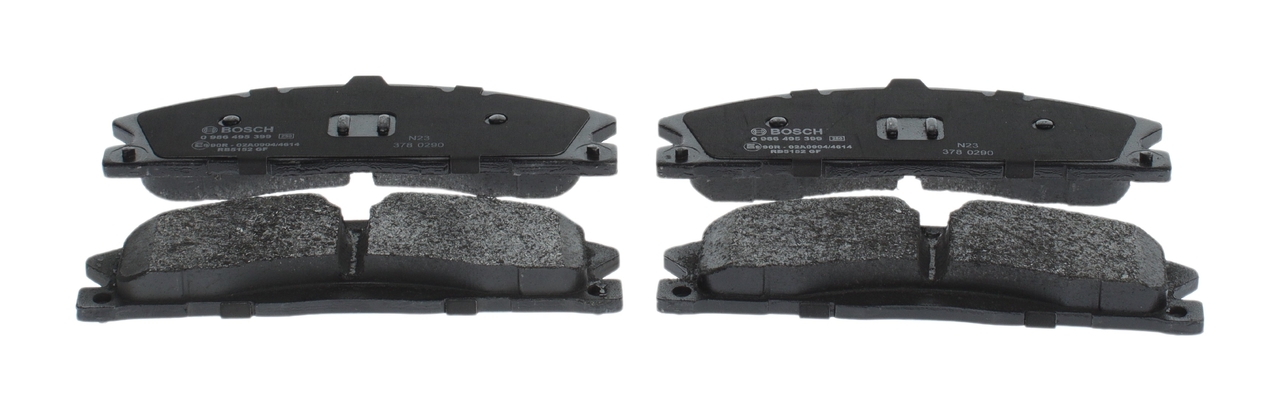 Колодки гальмівні дискові (комплект 4 шт) FORD USA EXPLORER (U5_) 3.5 2010.10- BOSCH (0986495399) Bosch фото 7