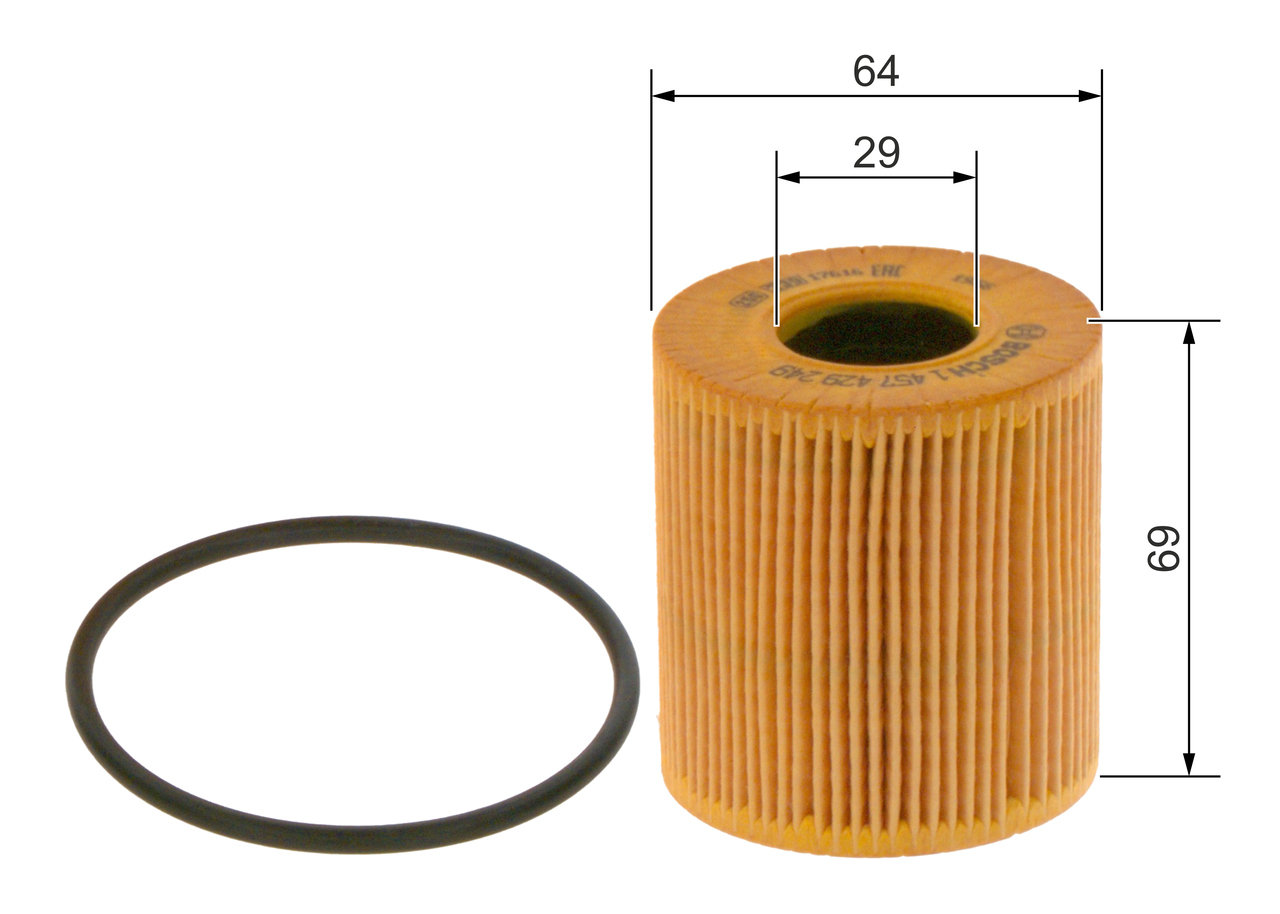 Фільтр масляний Ford Transit/Citroen Jumper 2.2HDI/2.4TDCi 06-/Peugeot 2.0HDI 03- Bosch фото 6