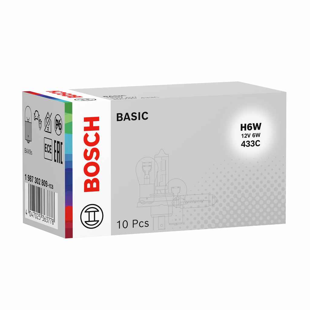 Автолампа H6W 12V 6W BAX9s ECO WS фото 5