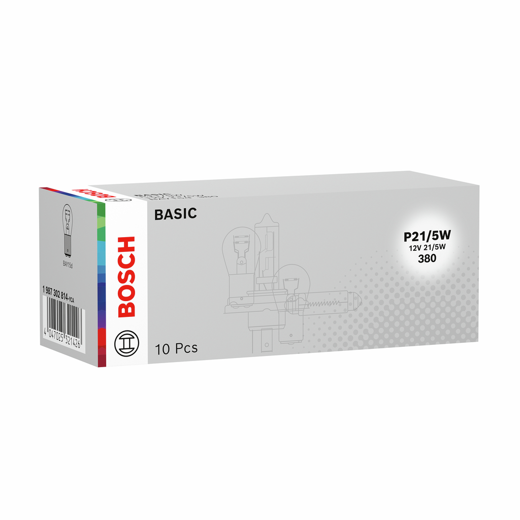 Автолампа P21/5W 12V 21/5W BAY15d Eco Bosch фото 7