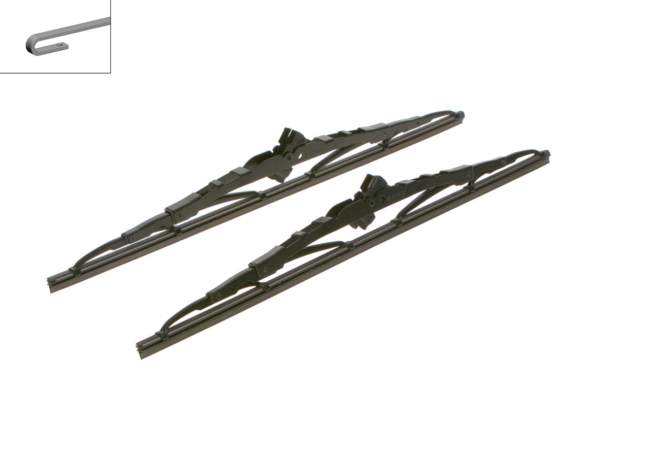 Щетки стеклоочистителя (400/400mm) Audi/BMW/Citroen/Dacia/Daewoo/Fiat/Ford/Gaz/Jeep/Mazda/MB/Skoda фото 3
