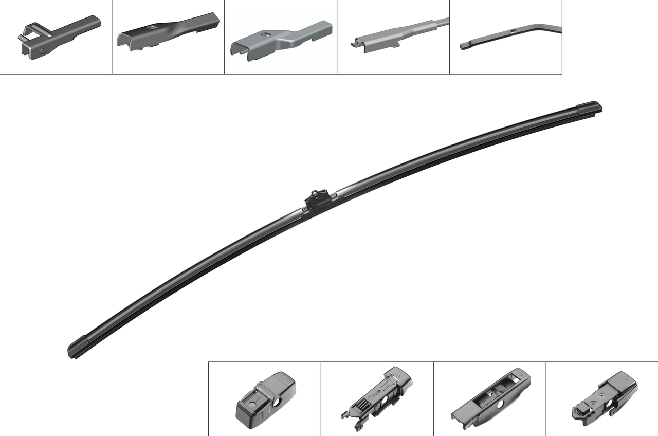 Щітка склоочисника БЕЗКАРКАСНИЙ AEROTWIN PLUS MULTI-CLIP/700 ММ/AP 700 U BOSCH (3 397 006 953) Bosch фото 2
