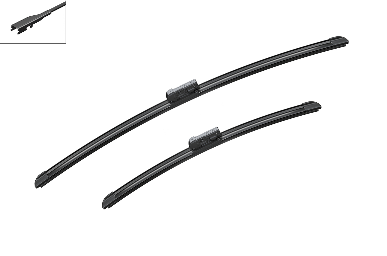Щітка склоочисника К-Т БЕЗКАРКАСНИЙ AEROTWIN/600/425 MM/A 744 S/ЛІВИЙ РУЛЬ BOSCH (3 397 014 744) Bosch фото 2