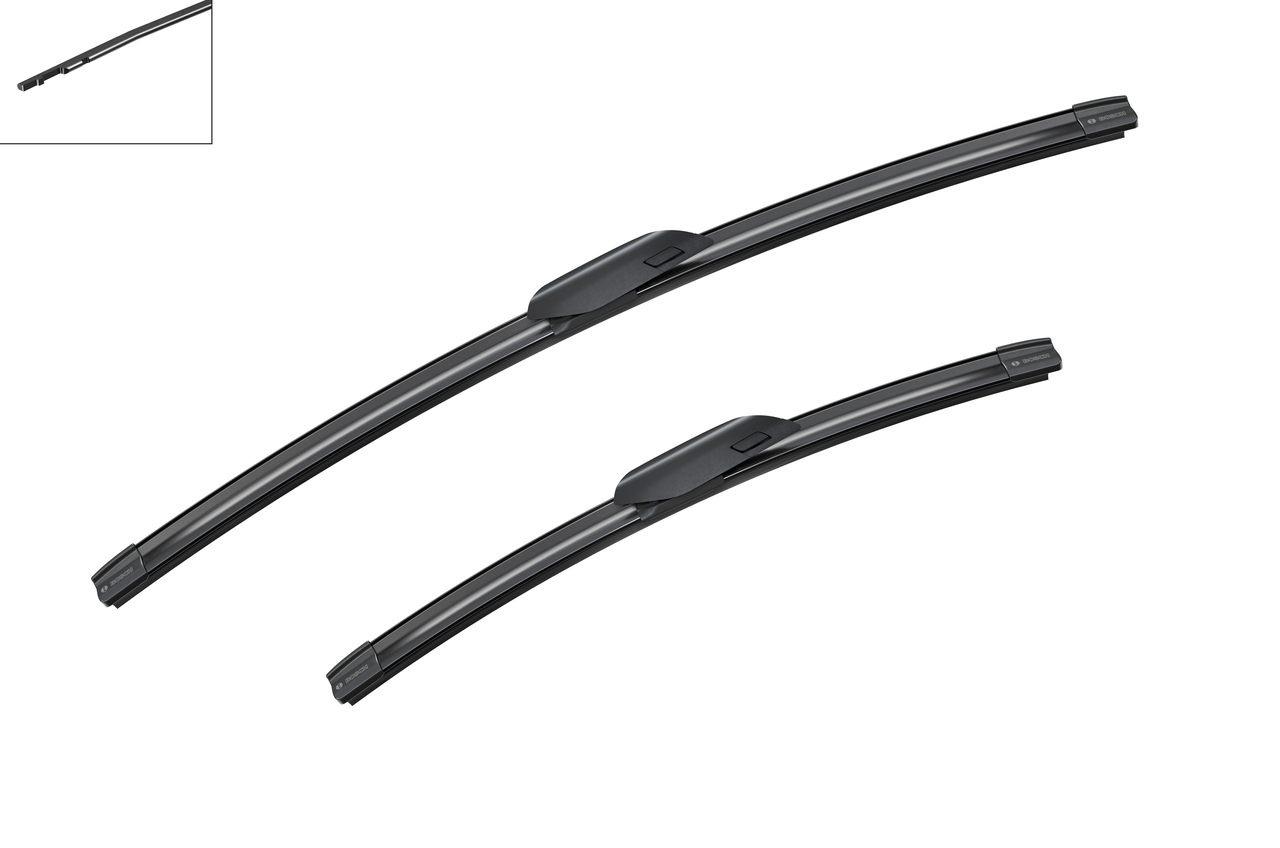 Щітка склоочисника К-Т БЕЗКАРКАСНИЙ AEROTWIN/600/425 MM/A 024 S/LHD BOSCH (3 397 014 865) Bosch фото 2