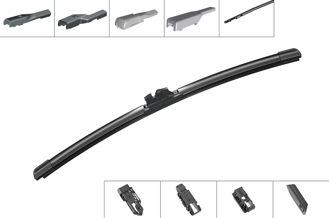Щітка склоочисника БЕЗКАРКАСНИЙ AEROTWIN PLUS / 400 MM / APX 16 / ЛІВИЙ РУЛЬ / OPEL BOSCH (3 397 016 304) Bosch фото 2