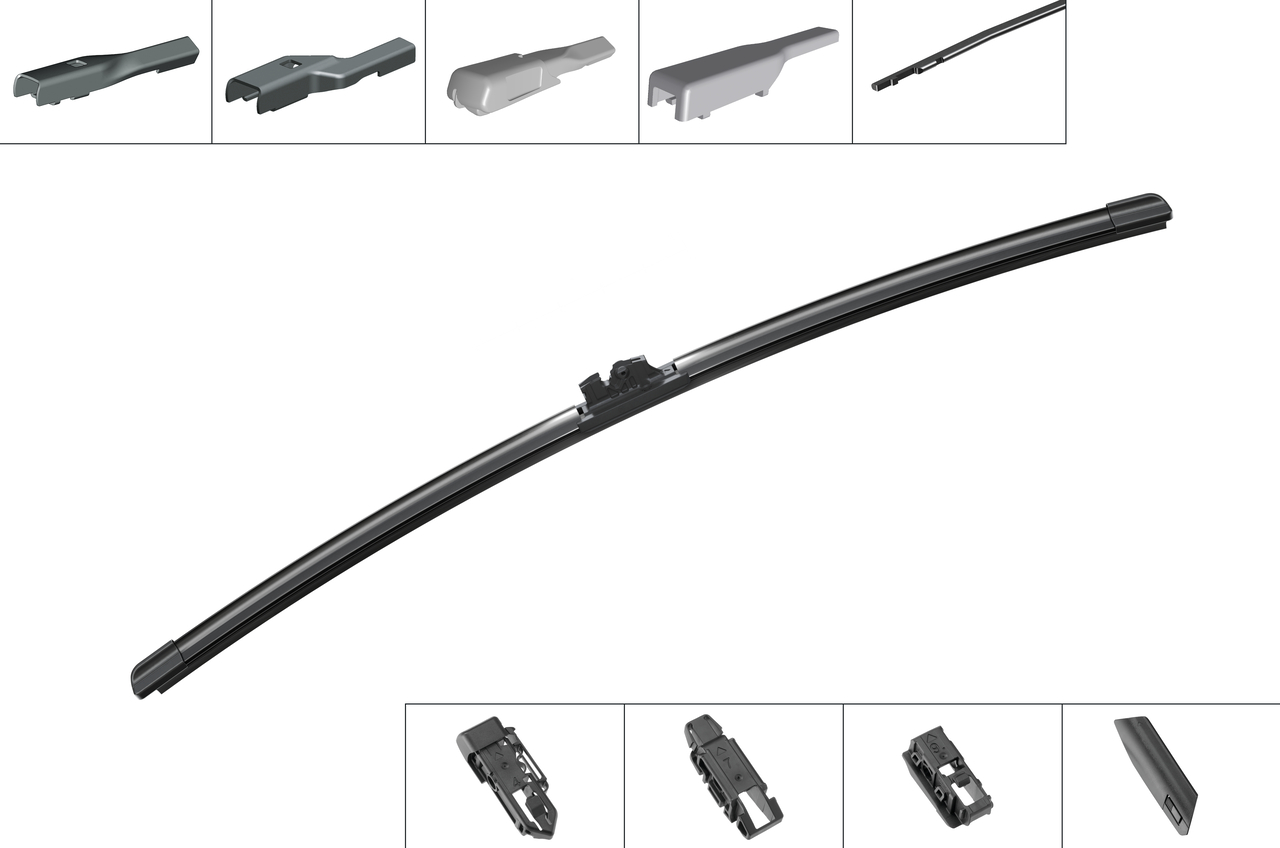 Щітка склоочисника БЕЗКАРКАСНИЙ AEROTWIN PLUS / 550 MM / APX 22 / ЛІВИЙ РУЛЬ / OPEL BOSCH (3 397 016 310) Bosch фото 2