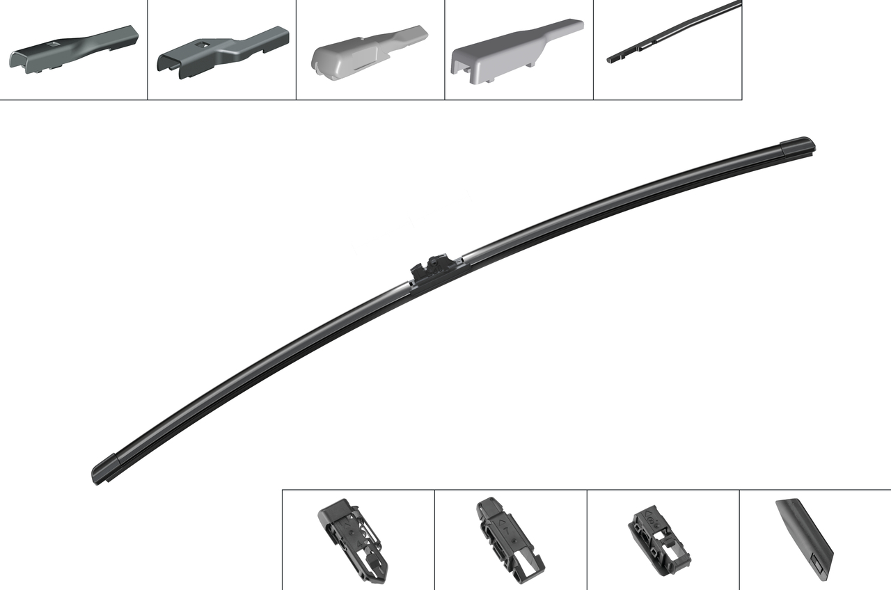 Щітка склоочисника БЕЗКАРКАСНИЙ AEROTWIN PLUS / 700 MM / APX 28 / ЛІВИЙ РУЛЬ / DS DS BOSCH (3 397 016 314) Bosch фото 2