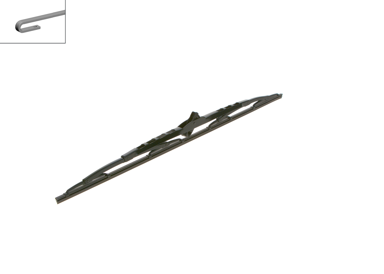 Щітка склоочисника (600 мм) MB E-class (W124)/C-class (W202) 82- Bosch фото 9