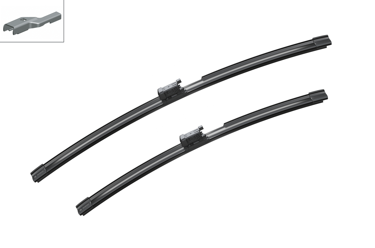 Щітка склоочисника К-Т БЕЗКАРКАСНИЙ AEROTWIN J.E.T / 600/500 MM / A 007 J / VOLVO V6 BOSCH (3 397 110 007) Bosch фото 2