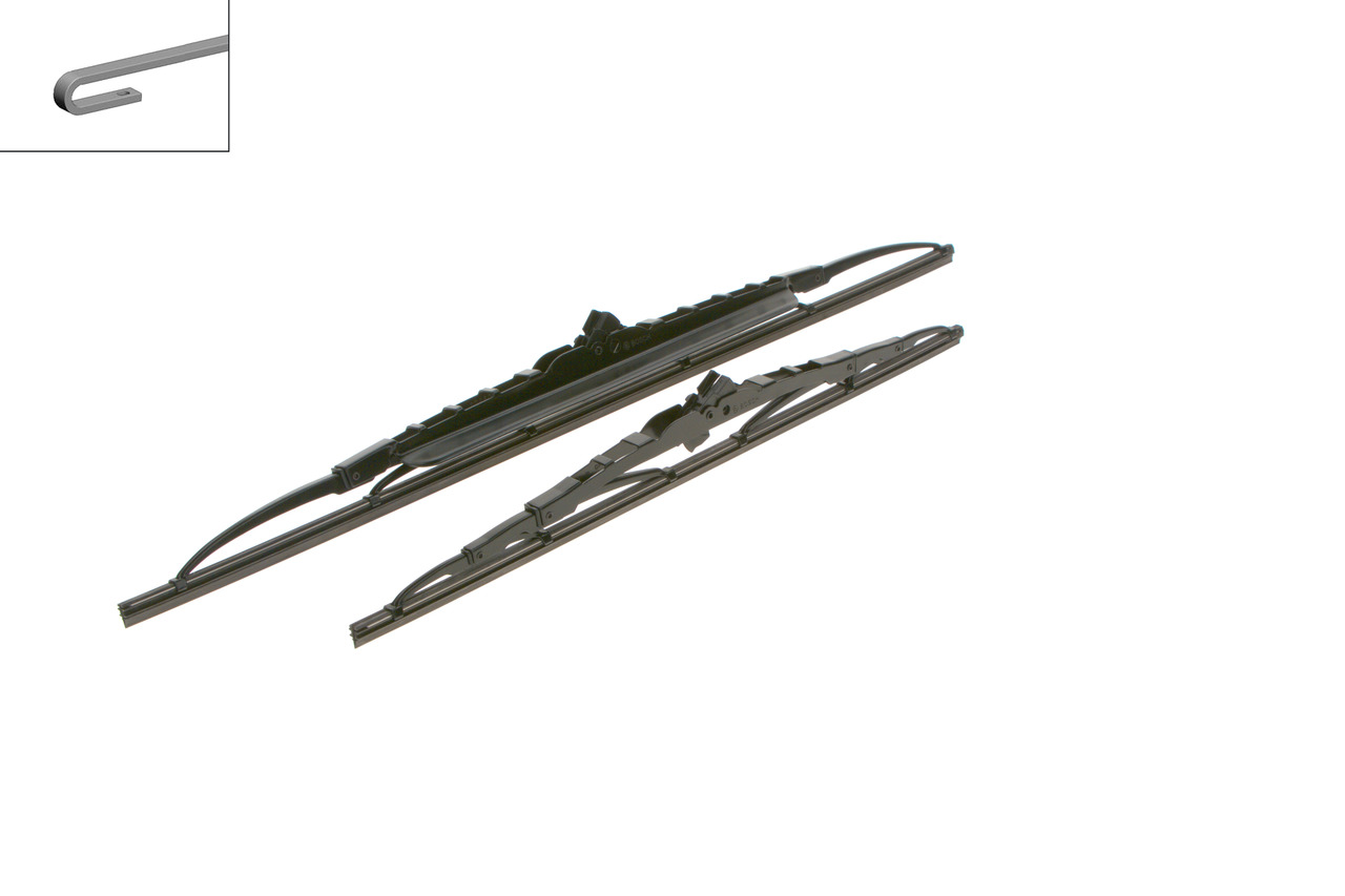 Щітка склоочисника К-Т КАРКАСНИЙ TWIN 550/400 MM 552S BOSCH (3 397 118 427) Bosch фото 2