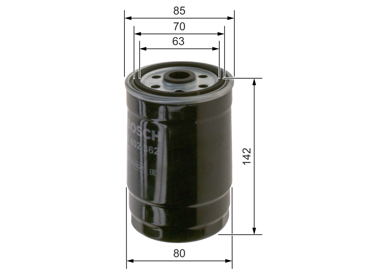 Фільтр паливний Hyundai Elantra/i30/i40/Santa Fe 1.4-1.2CRDi 11-/KIA Sorento 2.2 CRDi 15- Bosch фото 11