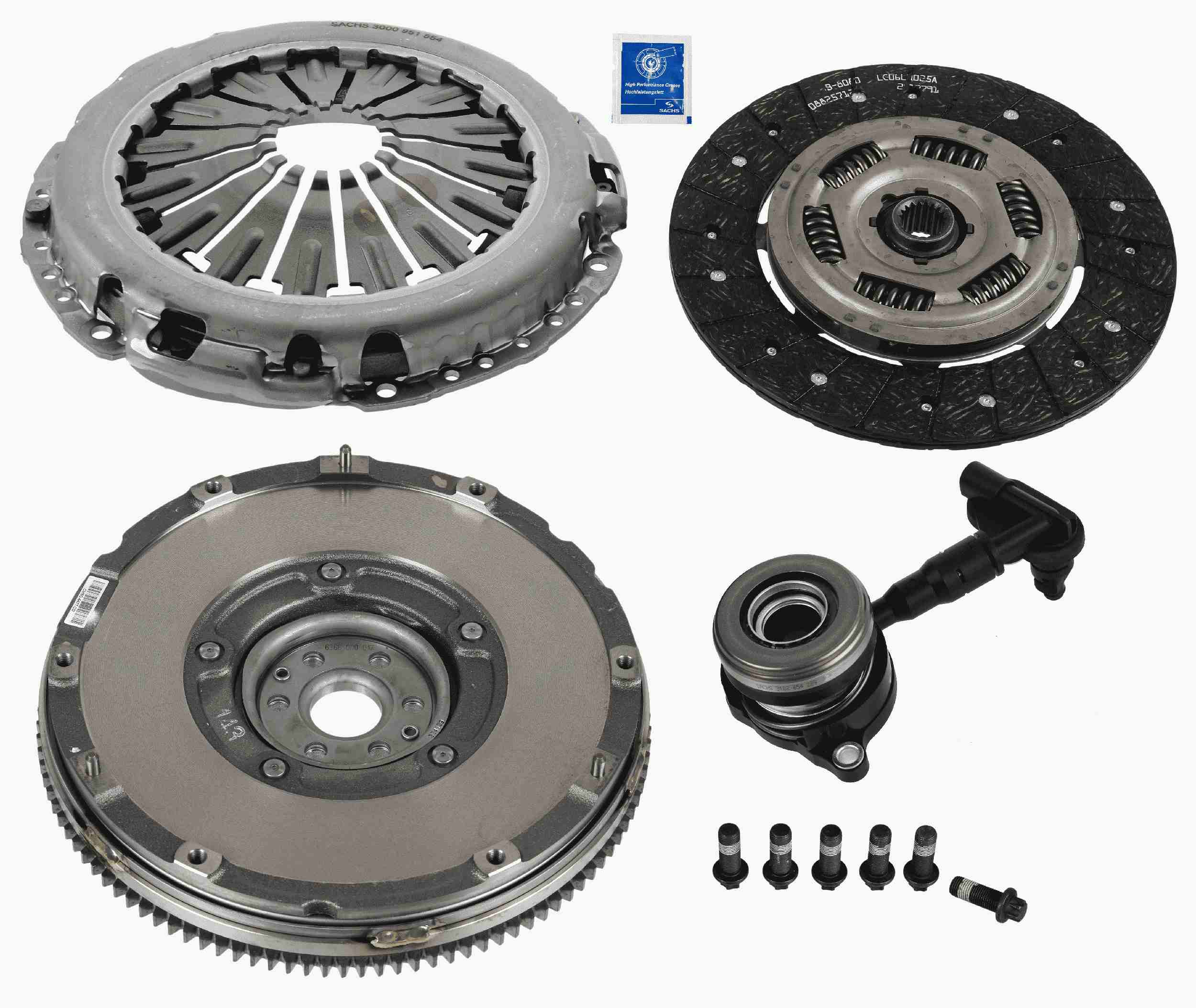 Комплект зчеплення з маховиком FORD: C-MAX II (DXA/CB7, DXA/CEU), C-MAX II VAN, FOCUS III, FOCUS SACHS (2290 601 123) SACHS фото 2