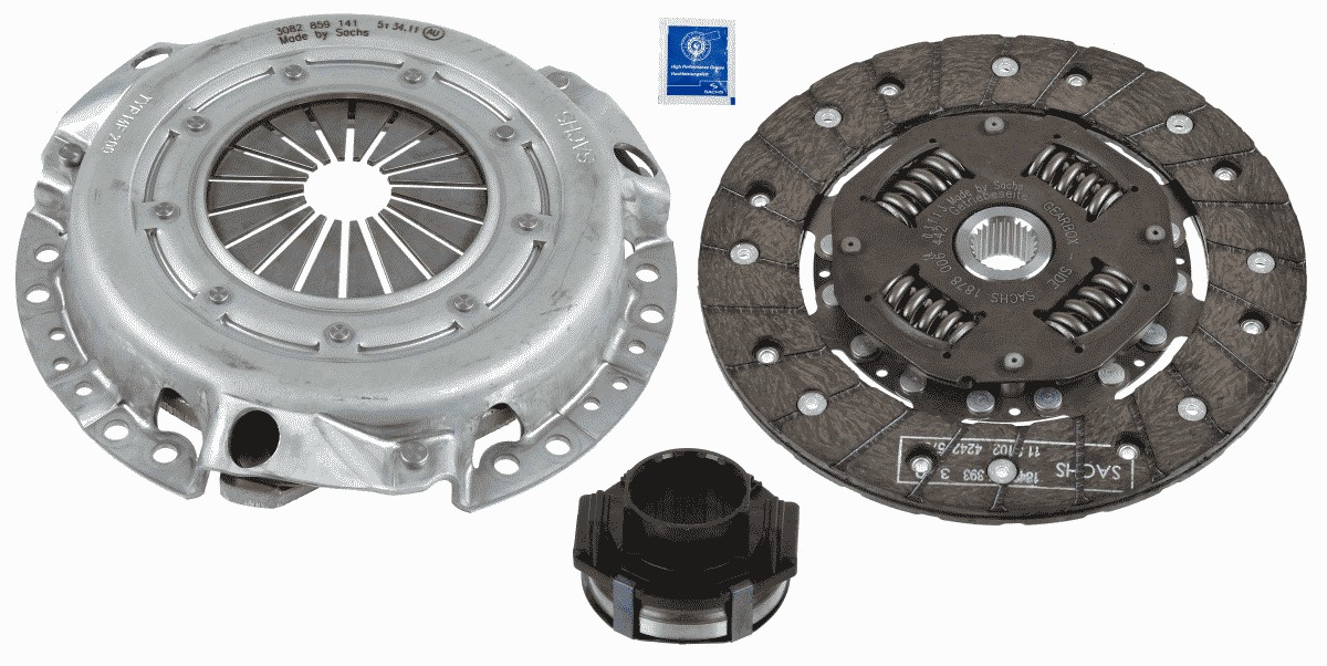 Комплект зчеплення RENAULT: ALLIANCE 1.7I, CLIO (90>98) 1.7, 1.8I, ENCORE 1.7I, R11 SACHS (3000 154 001) SACHS фото 2