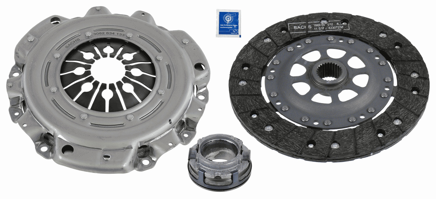 Комплект зчеплення MERCEDES: SPRINTER (95>) 2.3D, 2.3I, 2.9D, V CLASS (638/2) 2.0, 2 SACHS (3000 726 001) SACHS фото 2