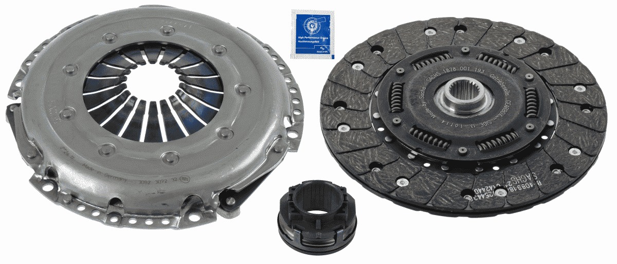 Комплект зчеплення AUDI: A4 (94>98) 1.9TDI, A4 (99>2001) 1.9TDI, A6 (97>2001) 1.9TDI SACHS (3000 815 001) SACHS фото 2