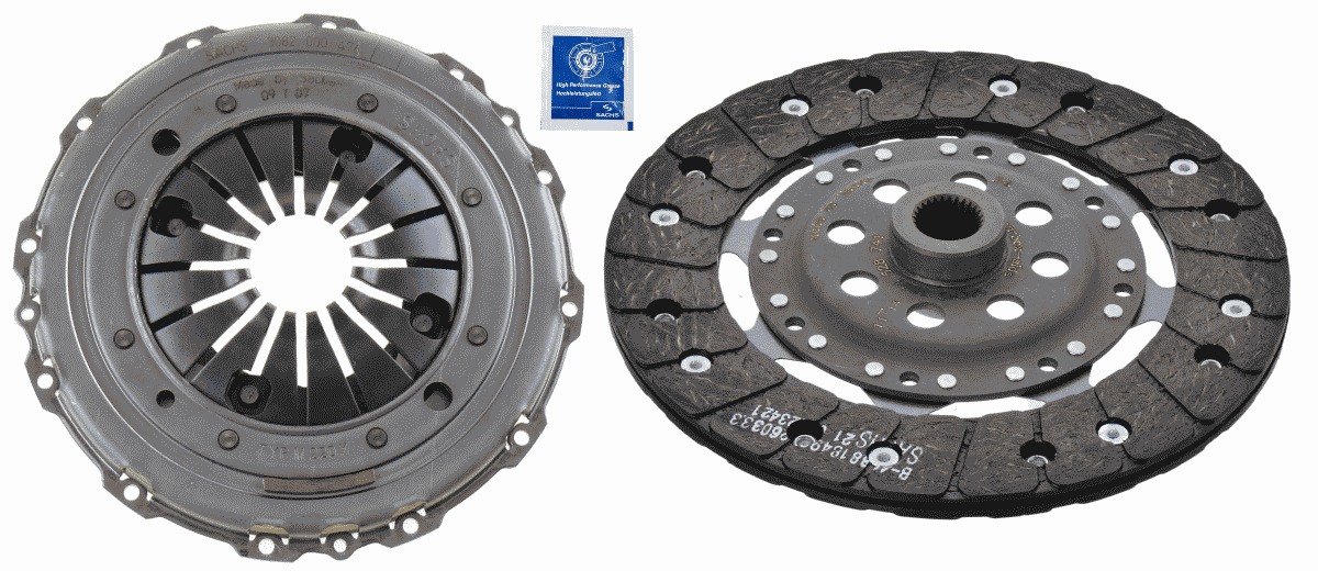 Комплект зчеплення VOLKSWAGEN: TRANSPORTER (F70) (90>96) 2.5TDI, TRANSPORTER (F7D) ( SACHS (3000 831 301) SACHS фото 2