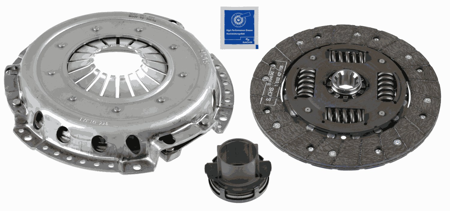 Комплект зчеплення BMW: 3 SERIES E30 2.0I, 2.5I, 5 SERIES E34 2.5I, Z1 2.5I SACHS (3000 950 058) SACHS фото 2