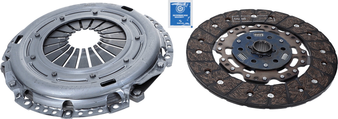 Комплект зчеплення AUDI: A3 (96>2003) 1.9TDI/FORD: GALAXY (2000>2006) 1.9TDI/SEAT: A SACHS (3000 950 070) SACHS фото 2