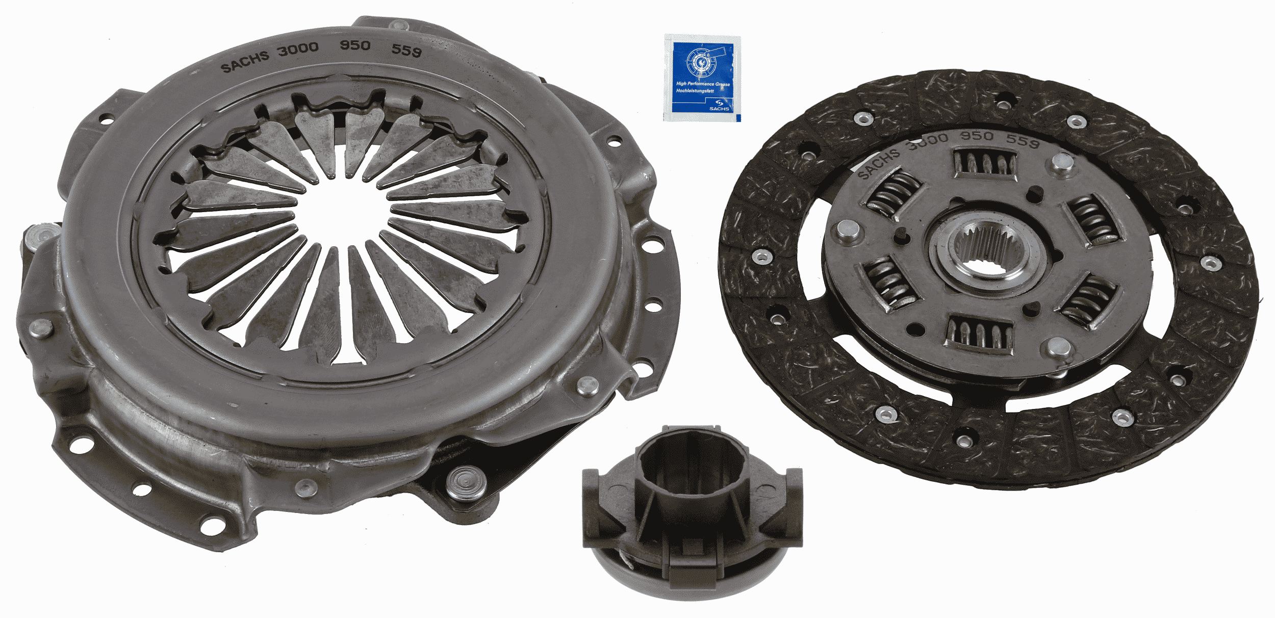 Комплект зчеплення NISSAN: KUBISTAR 1.2E/RENAULT: CLIO (90>98) 1.2I, CLIO CAMPUS EVO SACHS (3000 950 560) SACHS фото 2