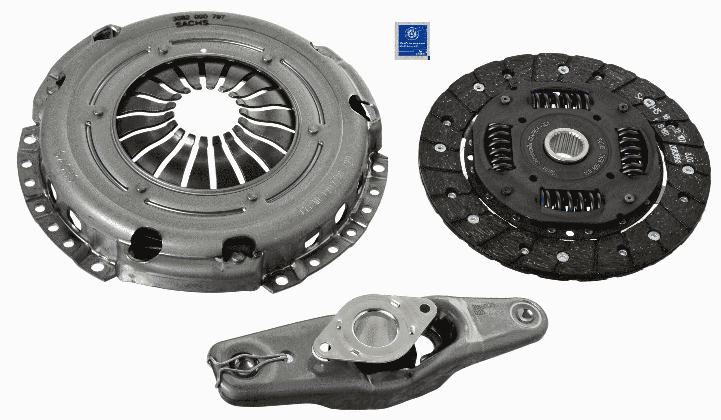 Комплект зчеплення SEAT: CORDOBA (2002>) 1.2I, IBIZA (2001>) 1.2I/SKODA: FABIA (99>2 SACHS (3000 951 051) SACHS фото 2