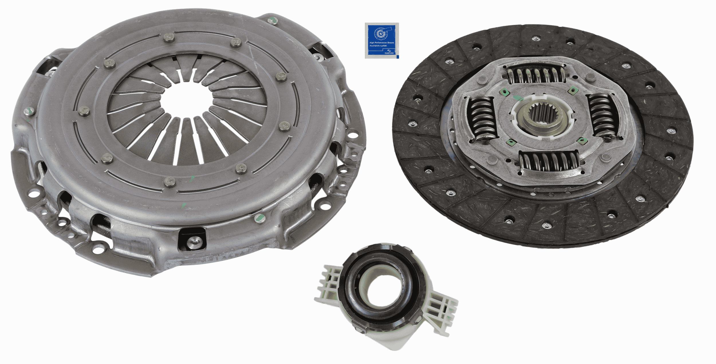Комплект зчеплення ALFA ROMEO 147 (937_) 2.0 16V T.SPARK (937.AXA1, 937.AXC1, 937.BX SACHS (3000 951 278) SACHS фото 2