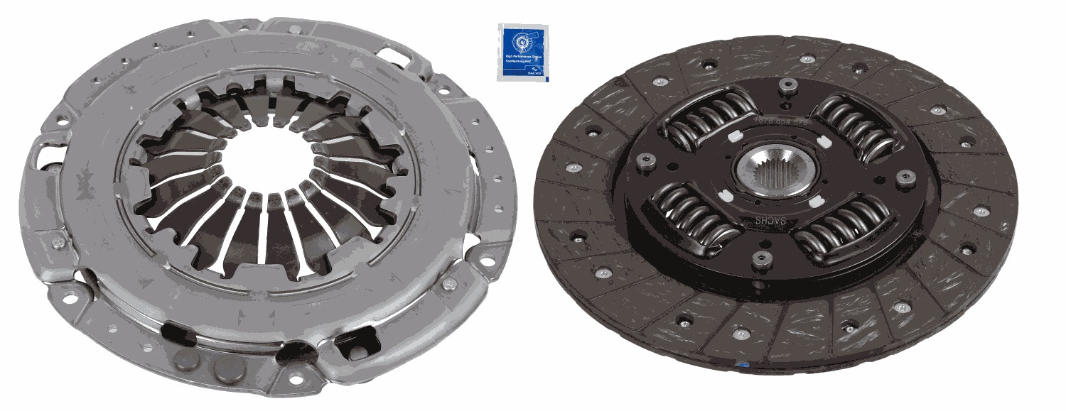 Комплект зчеплення КОРЗИНА+ДИСК CHEVROLET LACETTI (J200), NUBIRA ЛІФТБЕК, NUBIRA УНІ SACHS (3000 951 407) SACHS фото 2